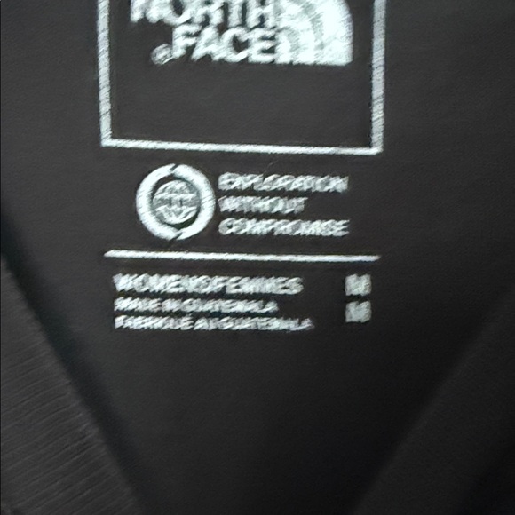 The North Face Black Tee with White Logo Womens size Medium NWT - Picture 2 of 4